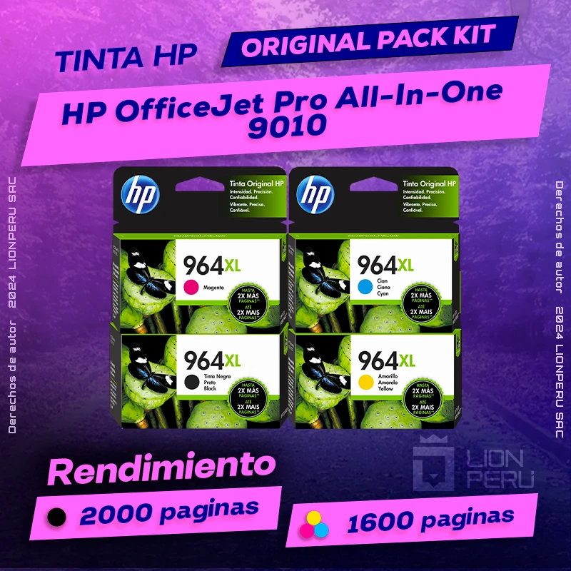 Tinta HP 9010 OfficeJet Pro All-In-One Original
