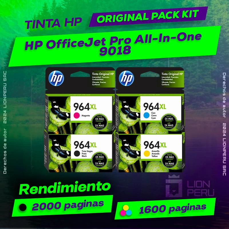 Tinta HP 9018 OfficeJet Pro All-In-One Original