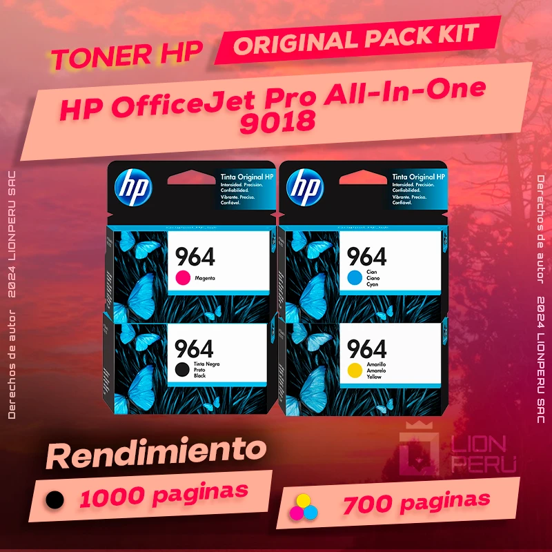 Tinta HP 9018 OfficeJet Pro All-In-One Original