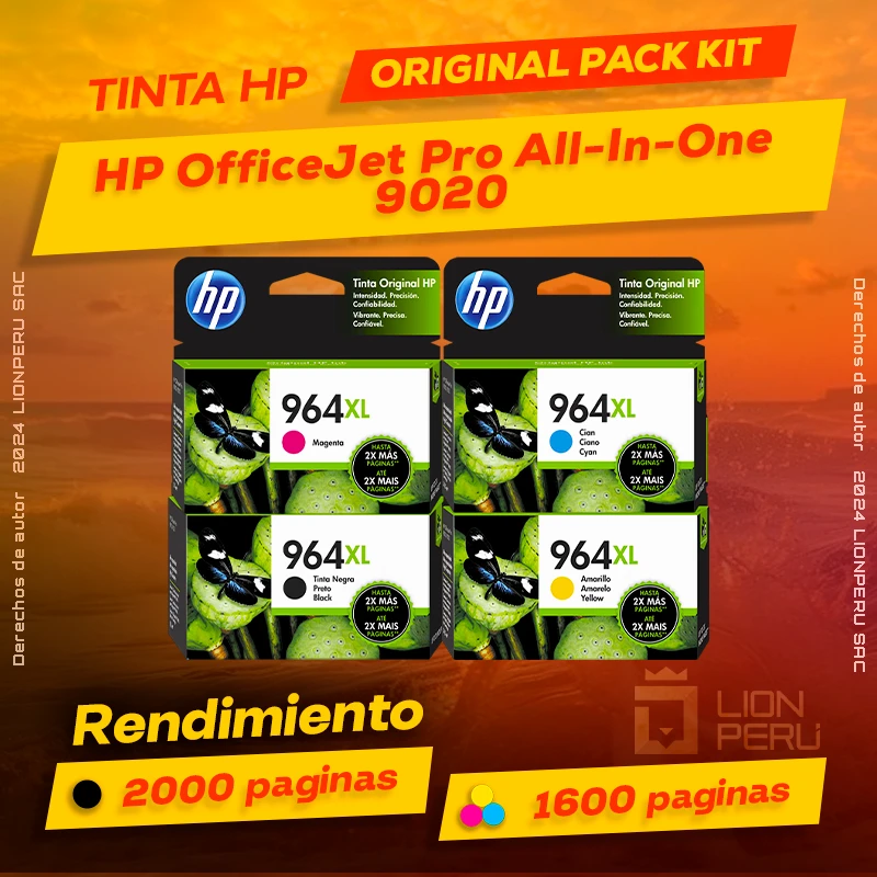 Tinta HP 9020 OfficeJet Pro All-In-One Original