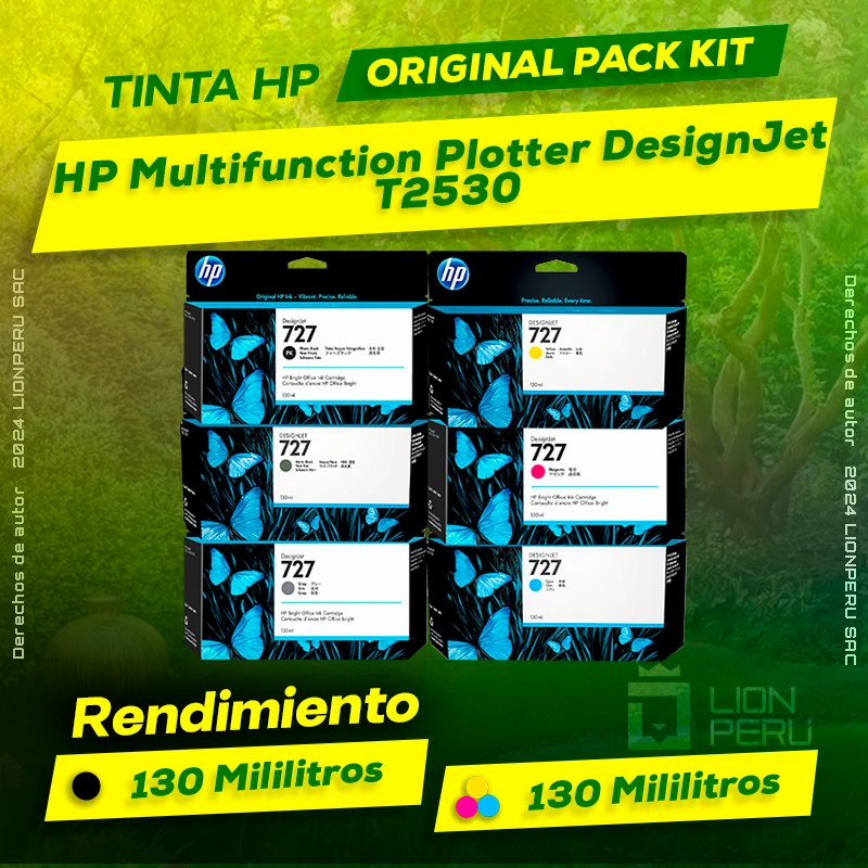 Tinta HP T2530 Multifunction DesignJet Plotter Original