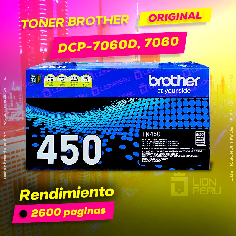 Toner Brother DCP 7060D, DCP-7060D Alta Capacidad