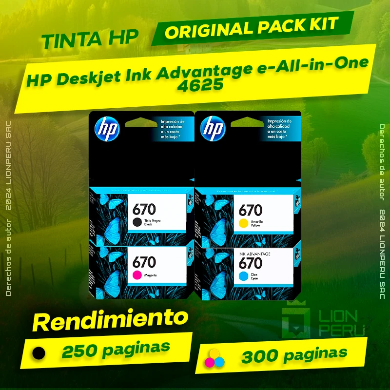 Tinta HP 4625 Deskjet Ink Advantage e-All-in-One Original