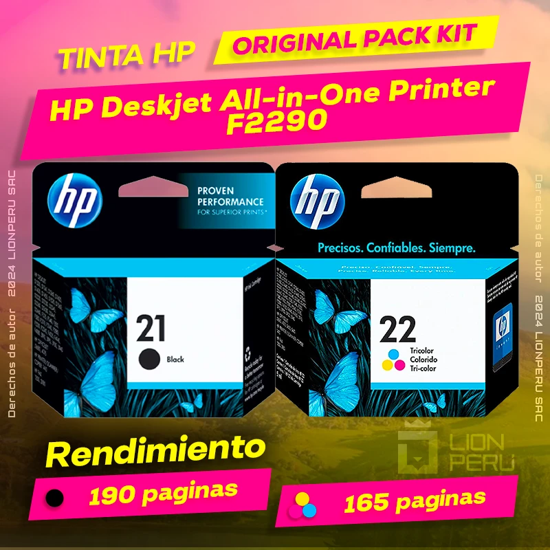 Tinta HP F2290 Deskjet All-in-One Printer Original