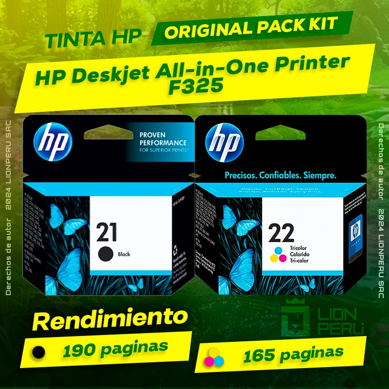 Tinta HP F325 Deskjet All-in-One Printer Original