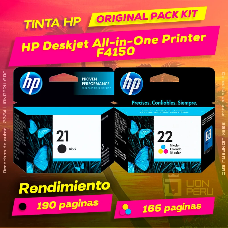 Tinta HP F4150 Deskjet All-in-One Printer Original