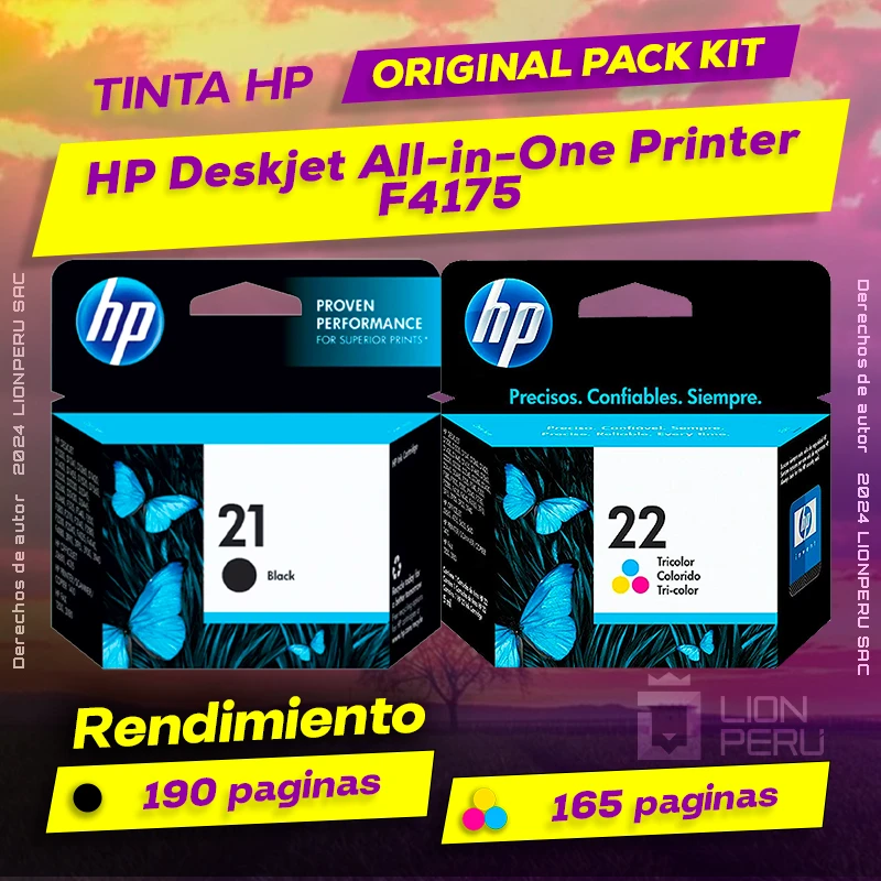 Tinta HP F4175 Deskjet All-in-One Printer Original
