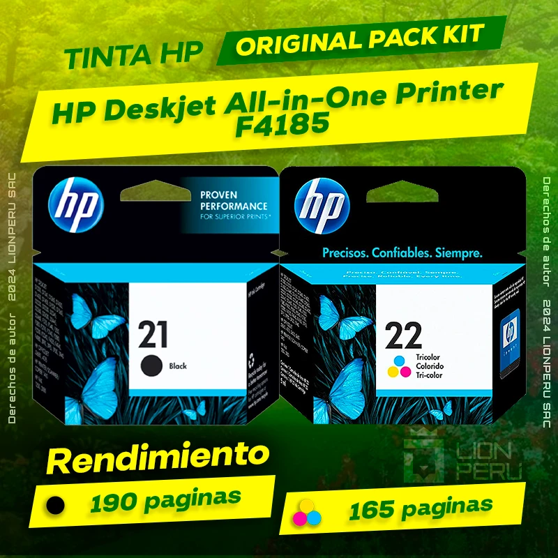 Tinta HP F4185 Deskjet All-in-One Printer Original