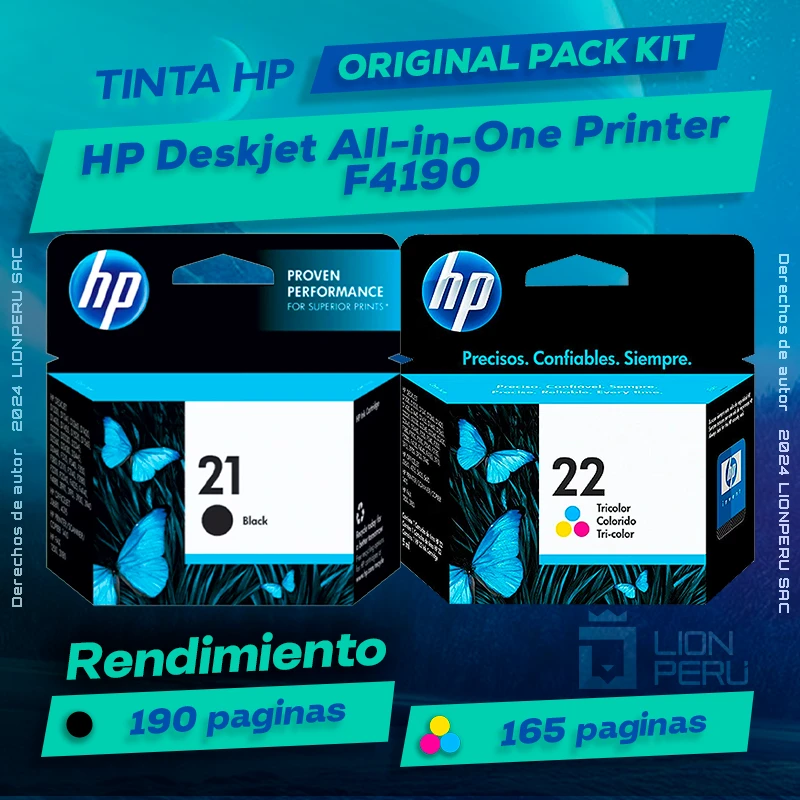 Tinta HP F4190 Deskjet All-in-One Printer Original