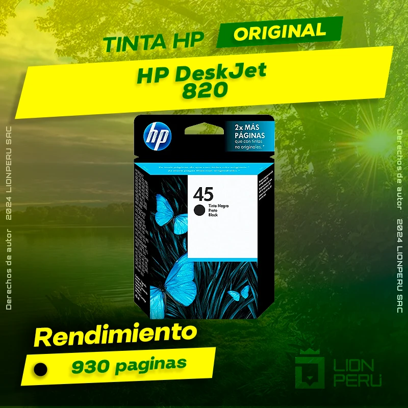 Tinta HP 820 DeskJet Ink Advantage Cartucho Original