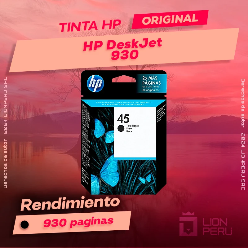 Tinta HP 930 DeskJet Ink Advantage Cartucho Original