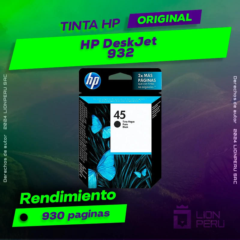 Tinta HP 932 DeskJet Ink Advantage Cartucho Original