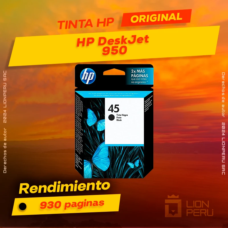 Tinta HP 950 DeskJet Ink Advantage Cartucho Original