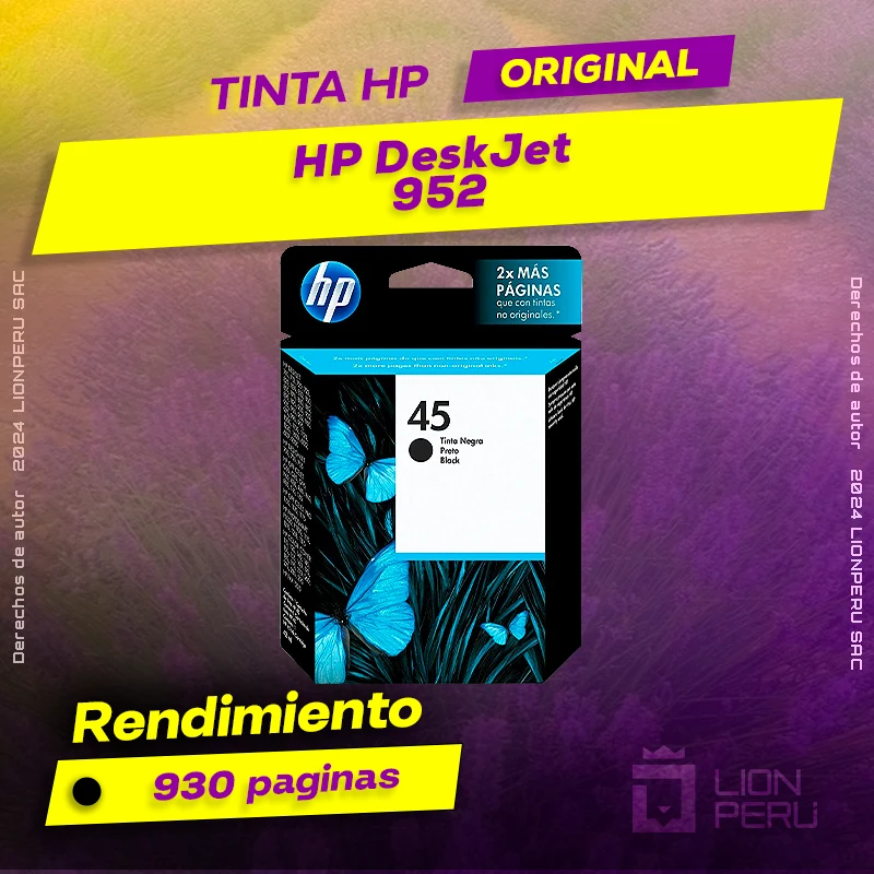 Tinta HP 952 DeskJet Ink Advantage Cartucho Original
