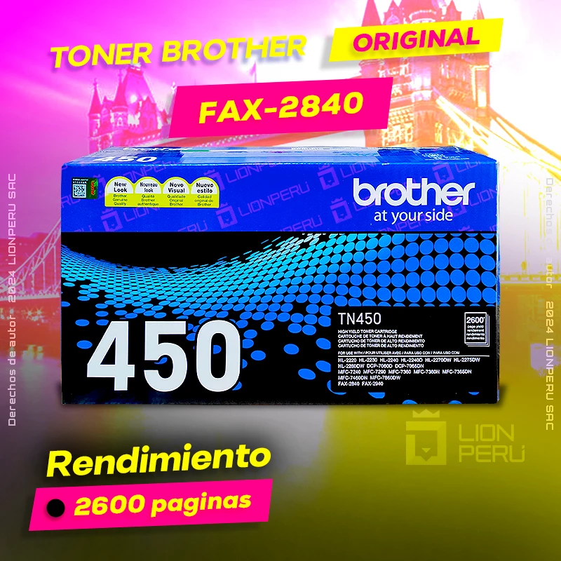 Toner Brother FAX 2940, FAX-2940 Alta Capacidad