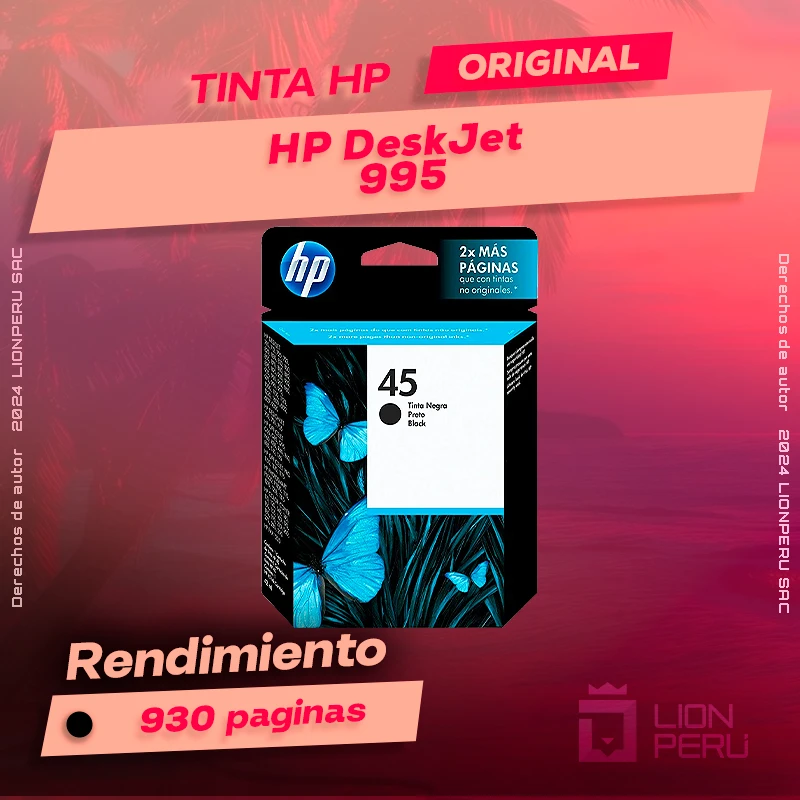 Tinta HP 995 DeskJet Ink Advantage Cartucho Original