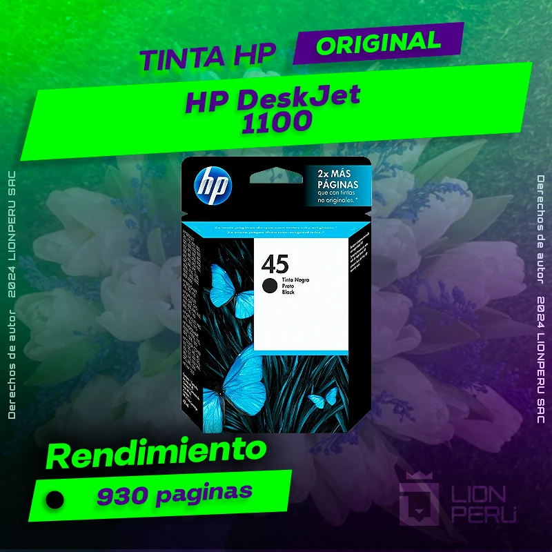 Tinta HP 1100 DeskJet Ink Advantage Cartucho Original