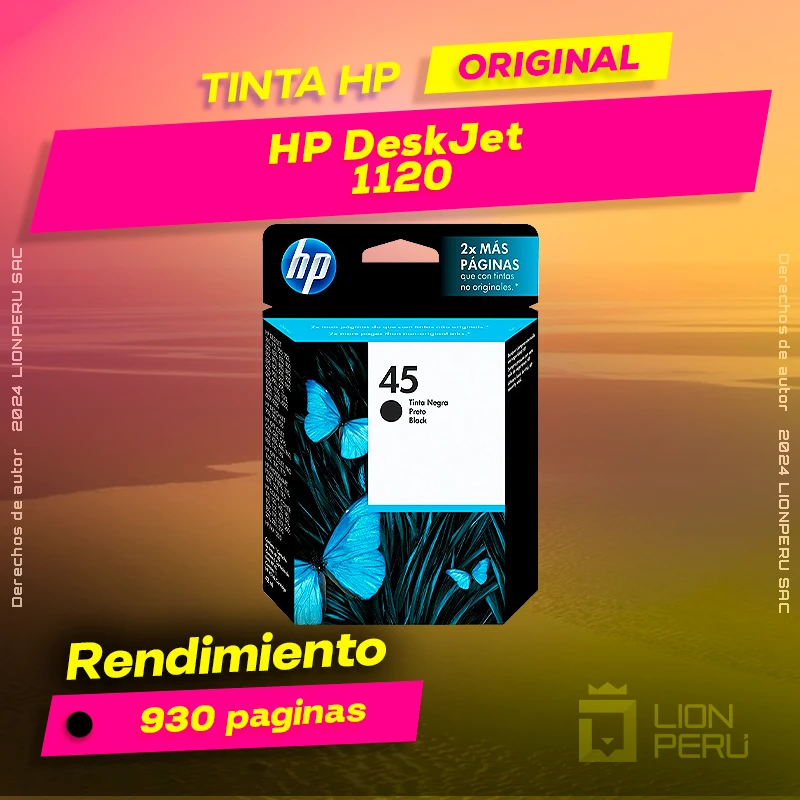 Tinta HP 1120 DeskJet Ink Advantage Cartucho Original