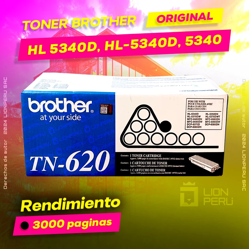 Toner Brother HL 5340D, HL-5340D, 5340 Cartucho Original negro, ofrece un rendimiento de Calidad a un super Precio, consigue el tuyo… ¡¡YA!!