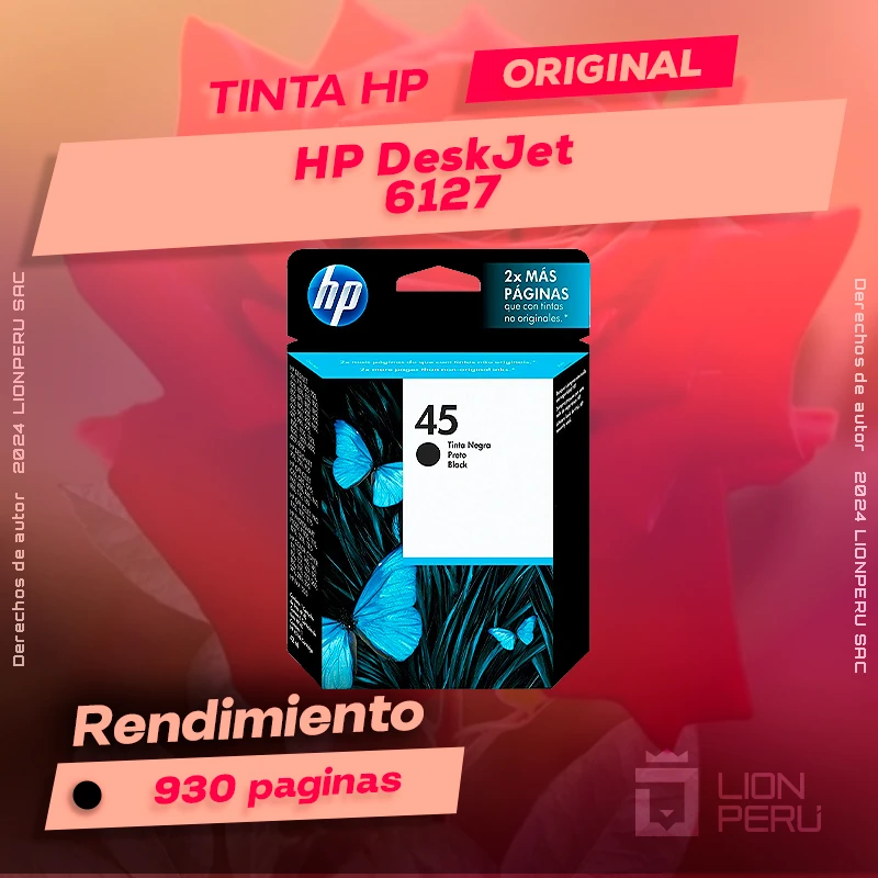 Tinta HP 6127 DeskJet Ink Advantage Cartucho Original
