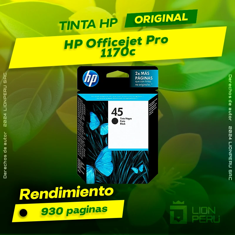 Tinta HP 1170c Officejet Pro All-In-One Cartucho Original
