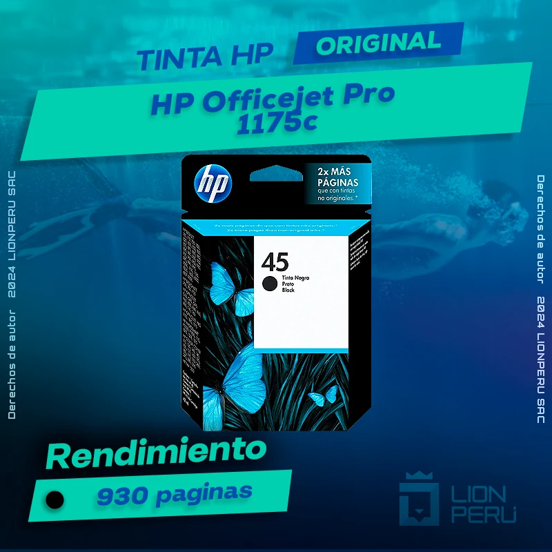 Tinta HP 1175c Officejet Pro All-In-One Cartucho Original