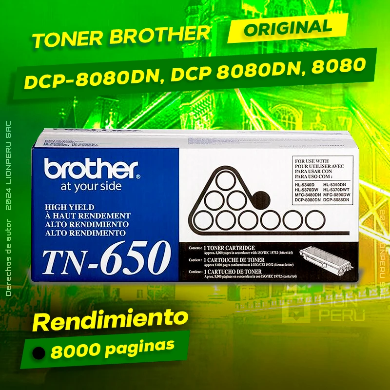 Toner Brother DCP-8080DN, DCP 8080DN, 8080 Cartucho Original negro, ofrece un rendimiento de Calidad a un super Precio, consigue el tuyo… ¡¡YA!!
