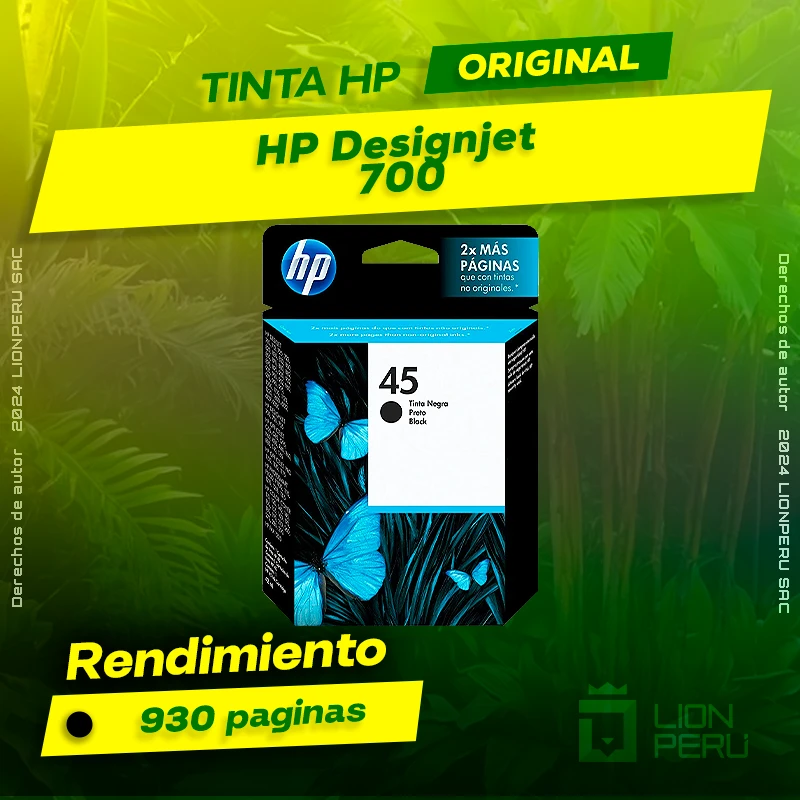 Tinta HP 700 Designjet Plotter Cartucho Original