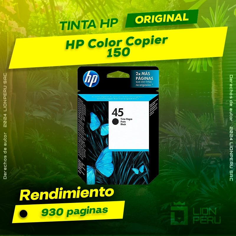Tinta HP 150 Color Copier Ink Cartucho Original