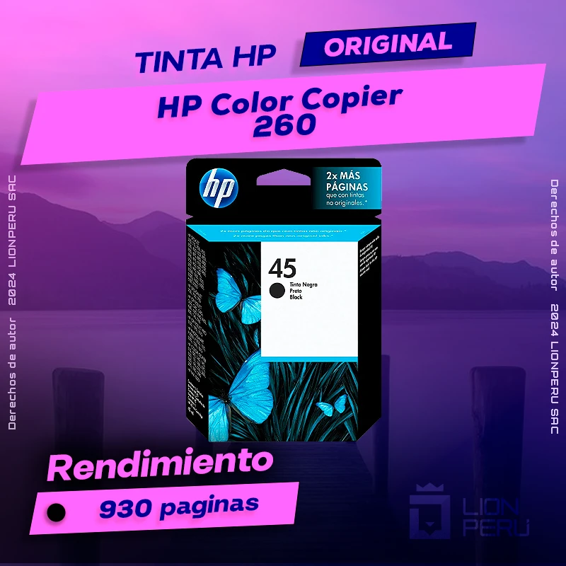 Tinta HP 260 Color Copier Ink Cartucho Original