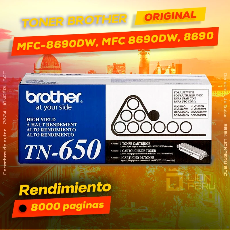 Toner Brother MFC-8690DW, MFC 8690DW, 8690 Cartucho Original negro, ofrece un rendimiento de Calidad a un super Precio, consigue el tuyo… ¡¡YA!!