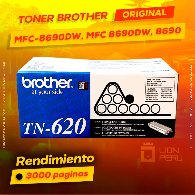Toner Brother MFC-8690DW, MFC 8690DW, 8690 Cartucho Original negro, ofrece un rendimiento de Calidad a un super Precio, consigue el tuyo… ¡¡YA!!