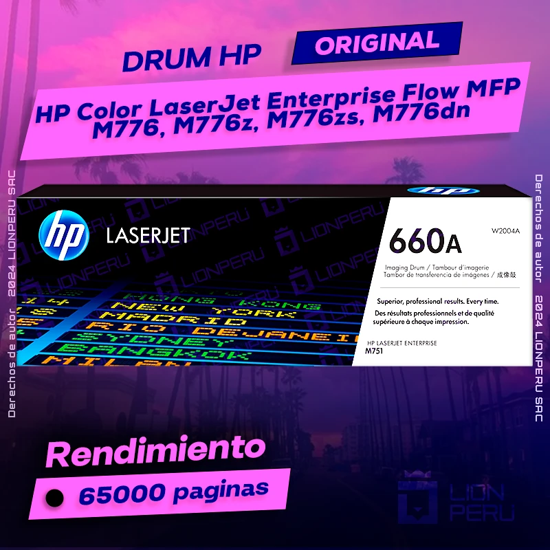 Drum HP M776, M776z, M776zs, M776dn Color LaserJet MFP