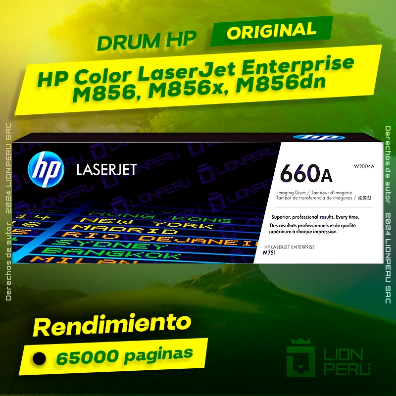 Drum HP M856, M856x, M856dn Color LaserJet Enterprise