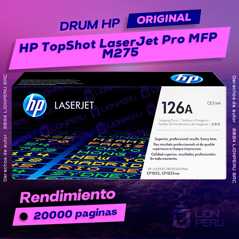 Drum HP M275 TopShot LaserJet Pro MFP Cartucho Original