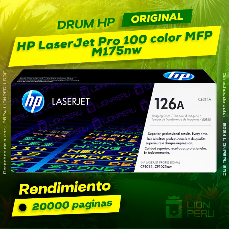 Drum HP M175nw LaserJet Pro 100 color MFP Original