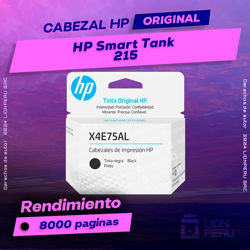 Cabezal HP 215 Smart Tank All-In-One Cartucho Original