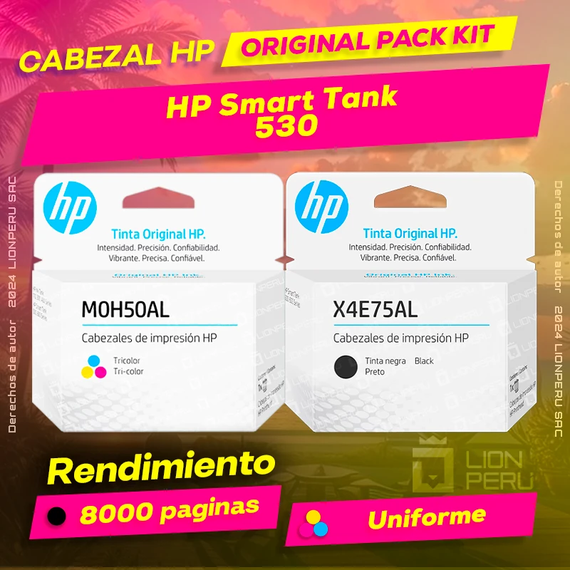 Cabezal HP 530 Smart Tank All-In-One Cartucho Original