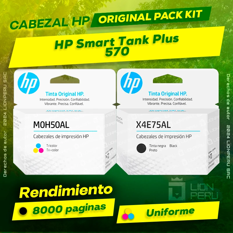 Cabezal HP 570 Smart Tank Plus Cartucho Original