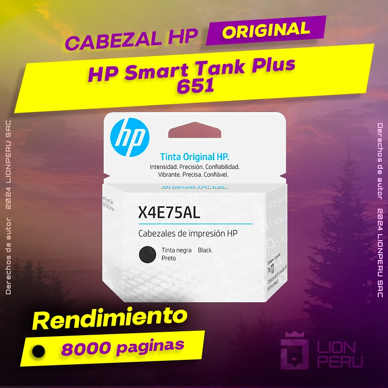 Cabezal HP 651 Smart Tank Plus Cartucho Original