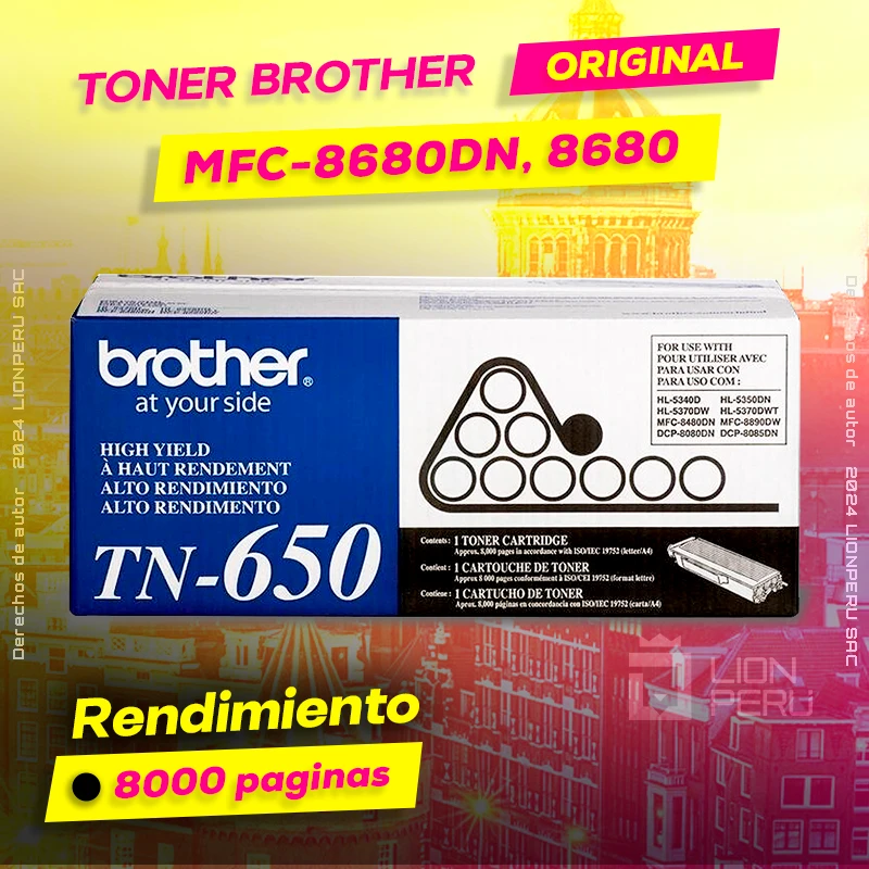 Toner Brother MFC-8680DN, 8680 Cartucho Original negro, ofrece un rendimiento de Calidad a un super Precio, ingresa y consigue el tuyo… ¡¡YA!!