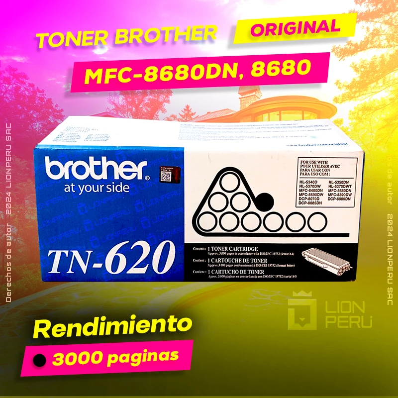 Toner Brother MFC-8680DN, 8680 Cartucho Original negro, ofrece un rendimiento de Calidad a un super Precio, ingresa y consigue el tuyo… ¡¡YA!!