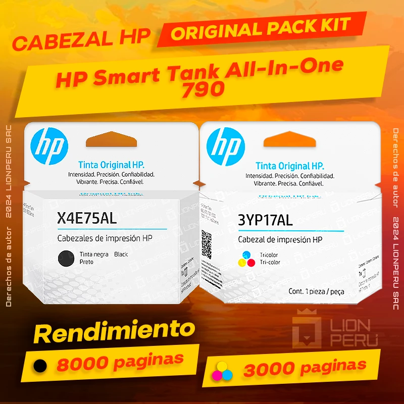 Cabezal HP 790 Smart Tank All-In-One Cartucho Original