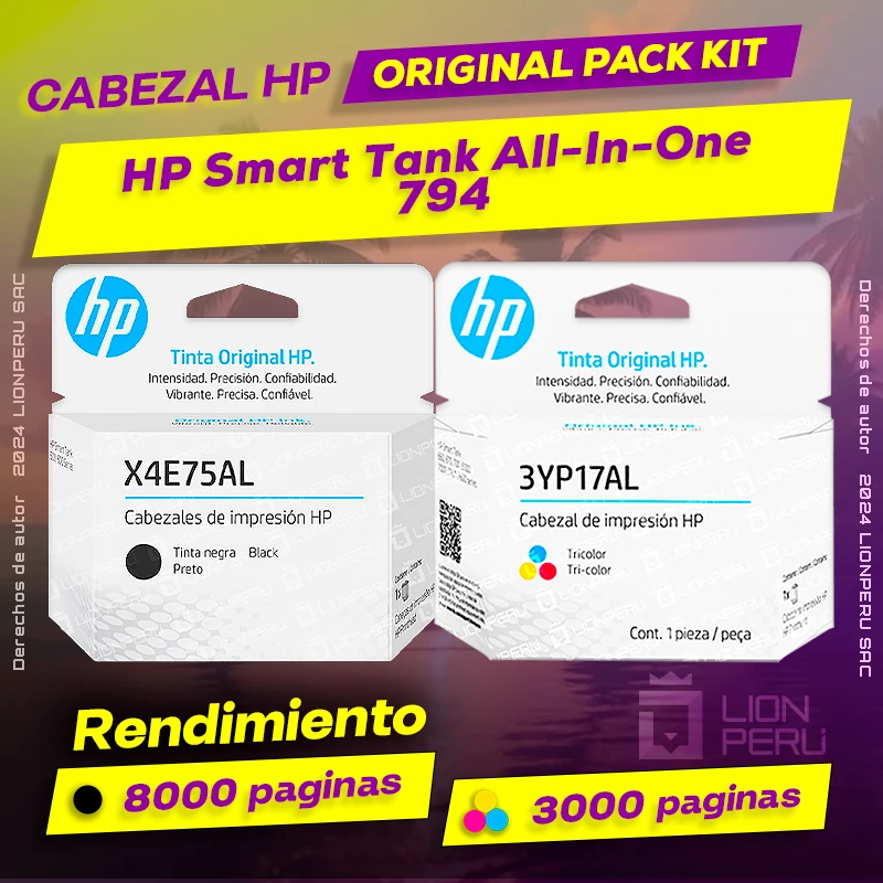 Cabezal HP 794 Smart Tank All-In-One Cartucho Original