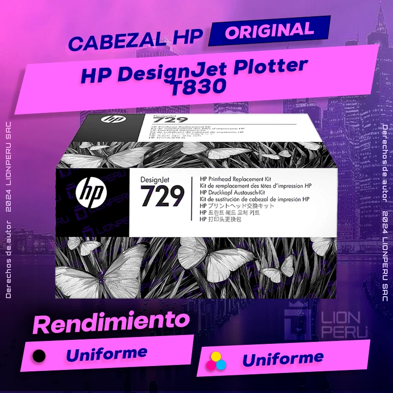 Cabezal HP T830 DesignJet Plotter Cartucho Original